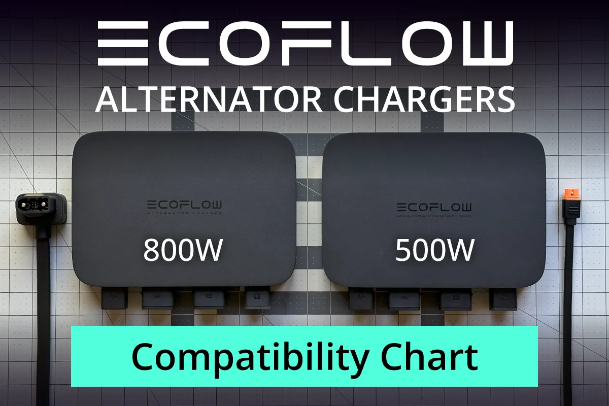 EcoFlow Alternator Charger Compatibility