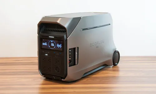 DELTA Pro 3: front right side ports showing