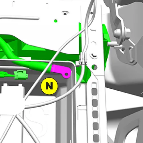 2024 Ford Transit negative terminal